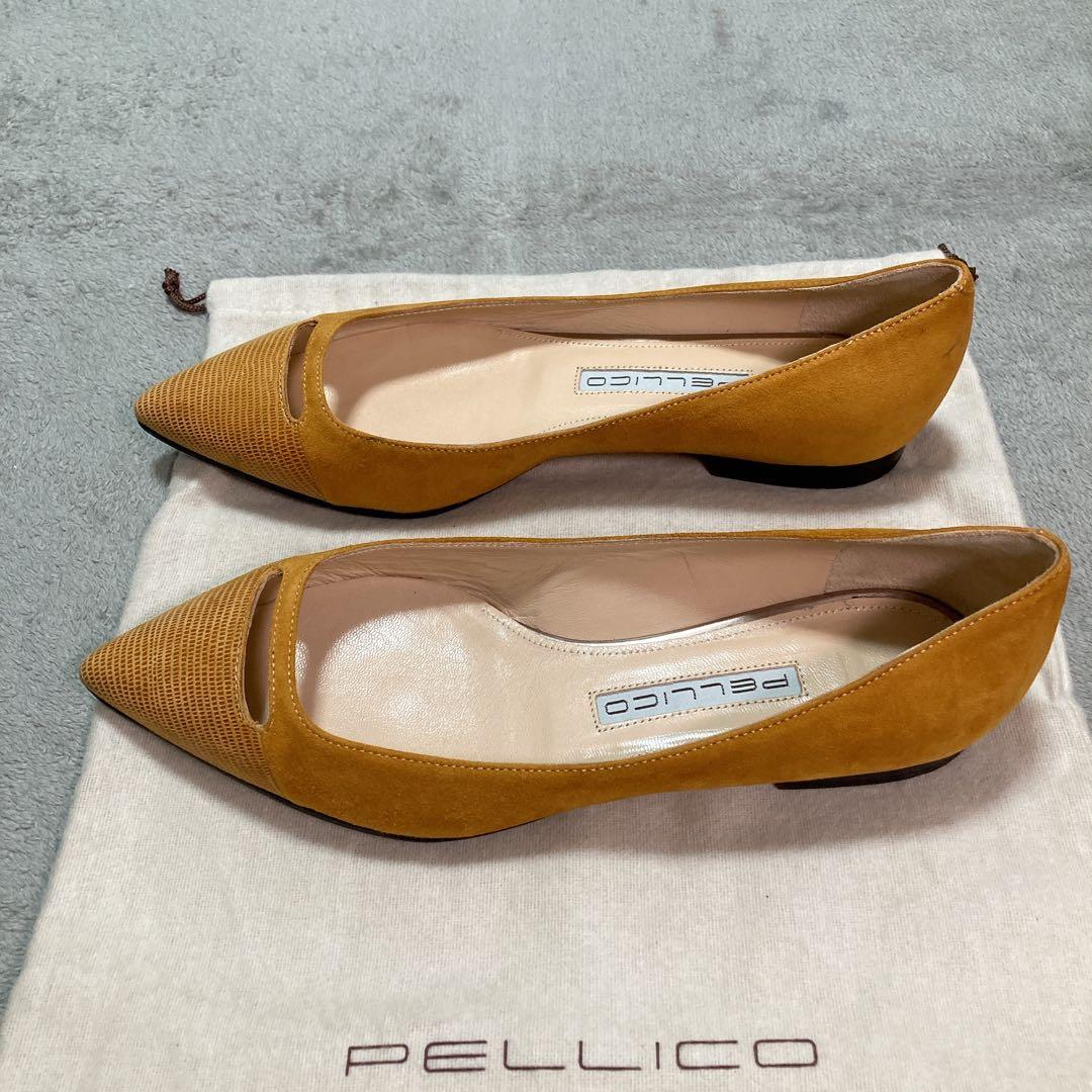 【美品】PELLICO ペリーコ パンプス ANDREA フラットシューズ 36