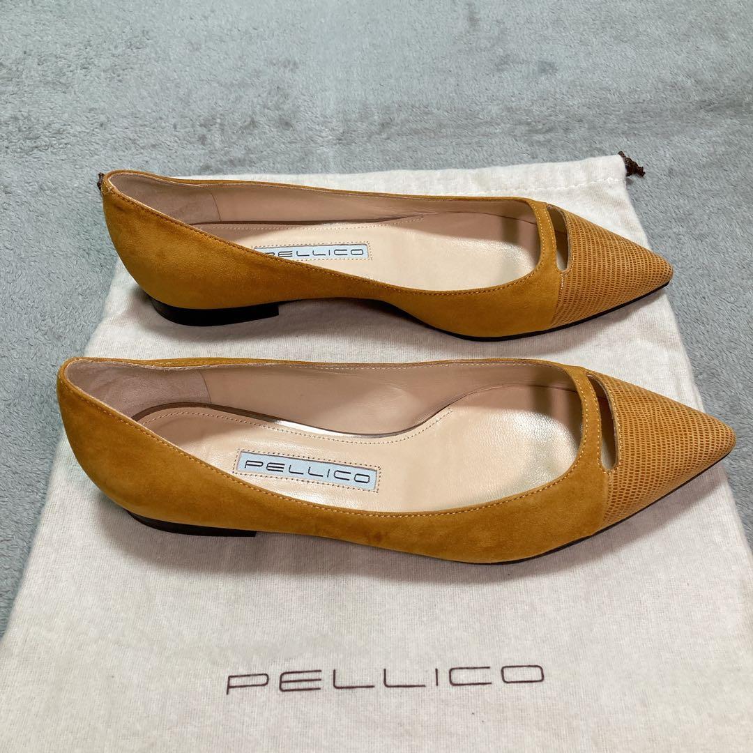 【美品】PELLICO ペリーコ パンプス ANDREA フラットシューズ 36