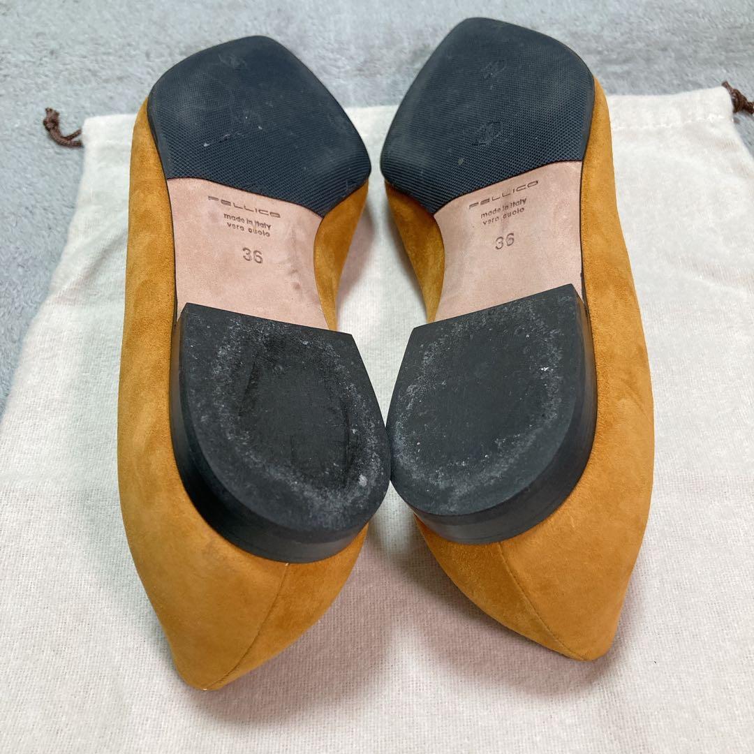 【美品】PELLICO ペリーコ パンプス ANDREA フラットシューズ 36