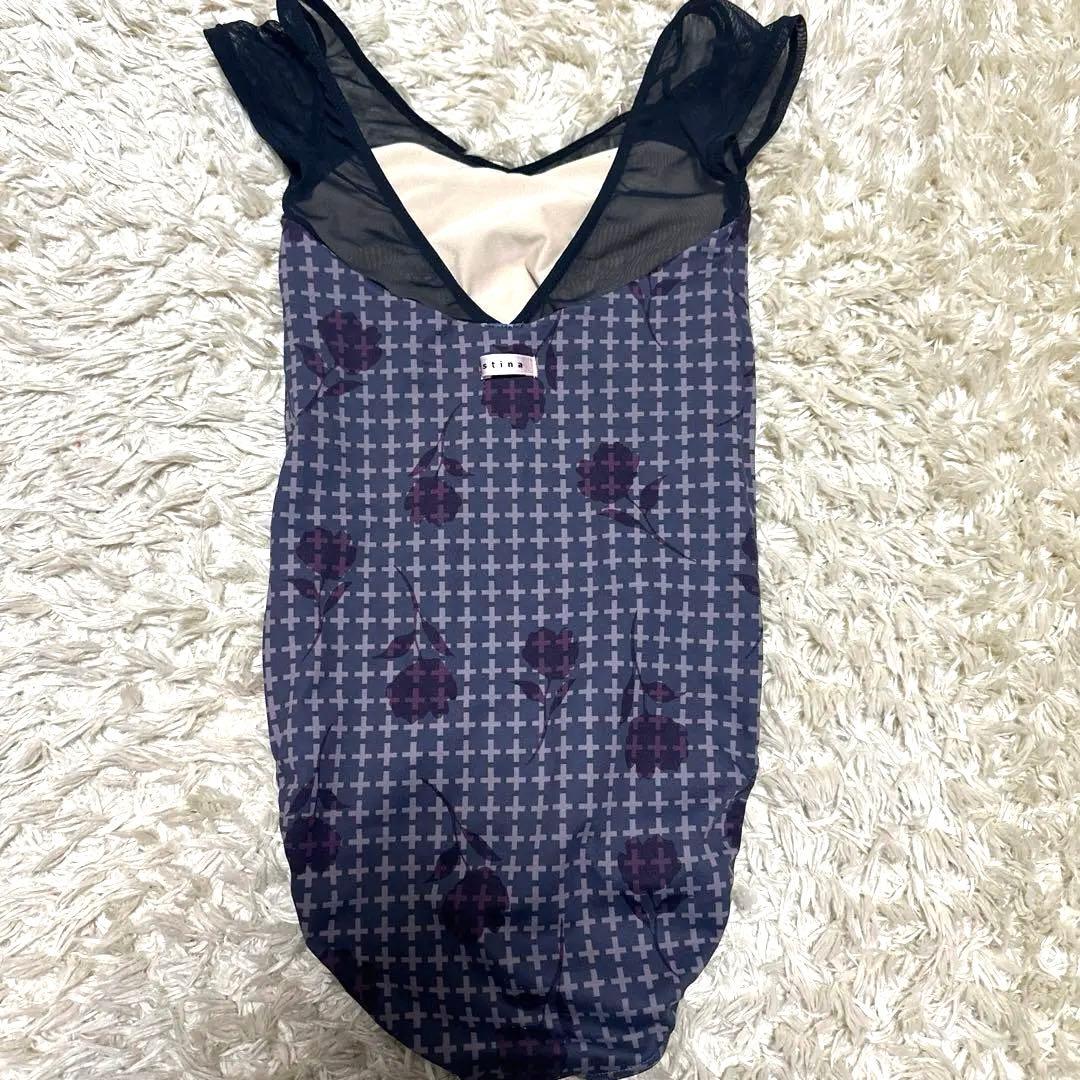 stina 花柄レオタード