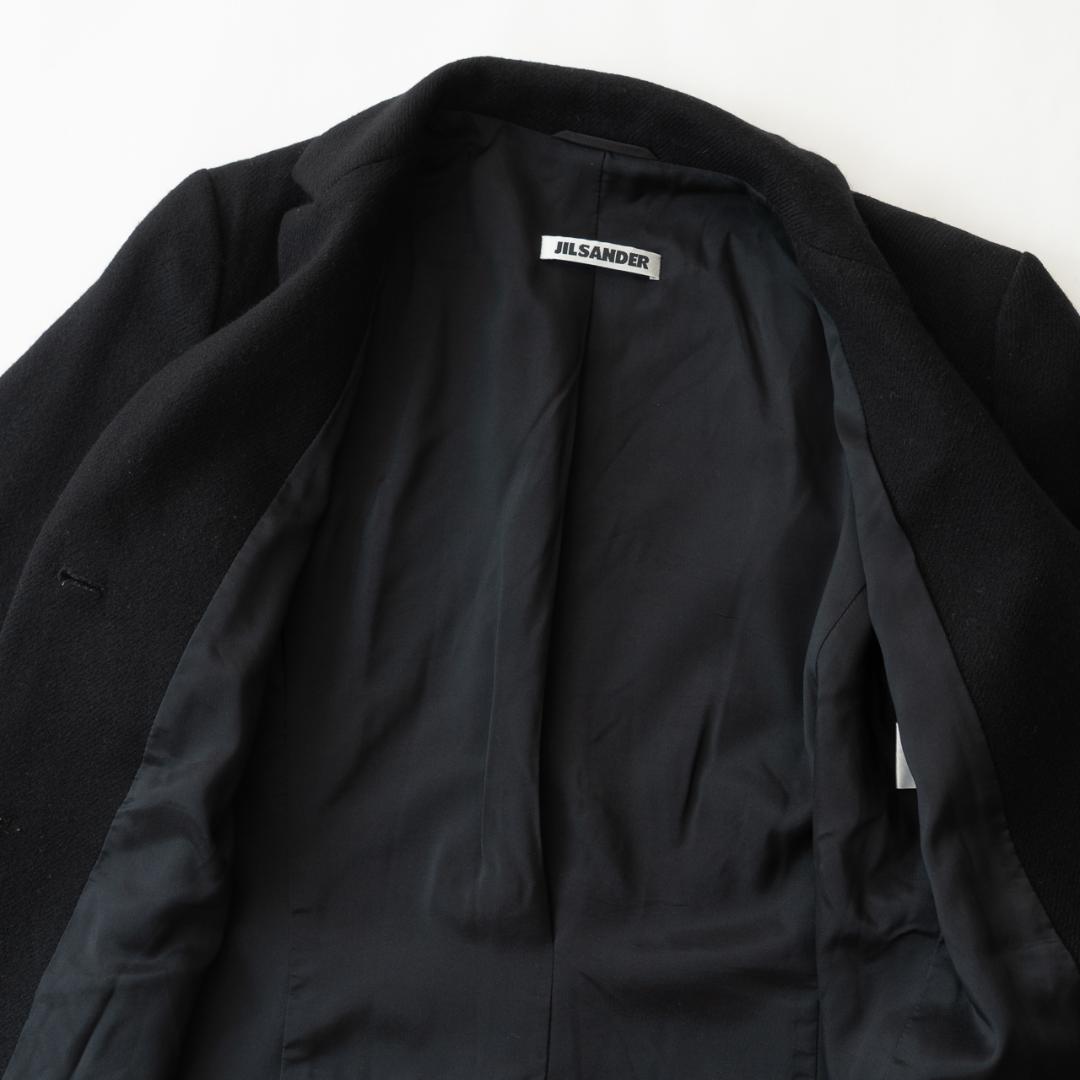 JIL SANDER ジルサンダー ウールカシミヤジャケット 36 黒 ドイツ製