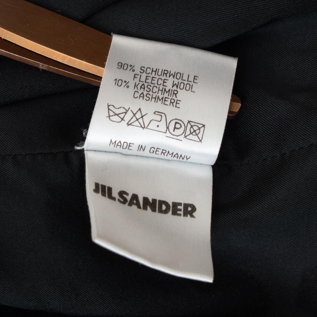 JIL SANDER ジルサンダー ウールカシミヤジャケット 36 黒 ドイツ製