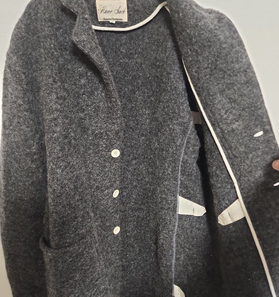 ハバーサック　ウールコート　L　上質　暖かい　made in Japan