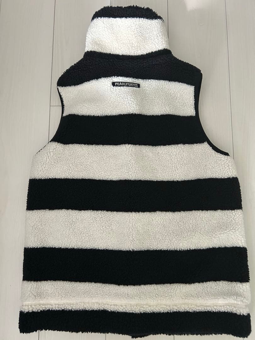 PEARLY GATES レディース　ボアジップ　ベスト