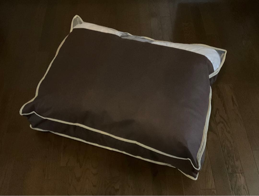 日本製　羽毛ふとん　掛け布団　ダブルサイズ　カバーと収納ケース付き