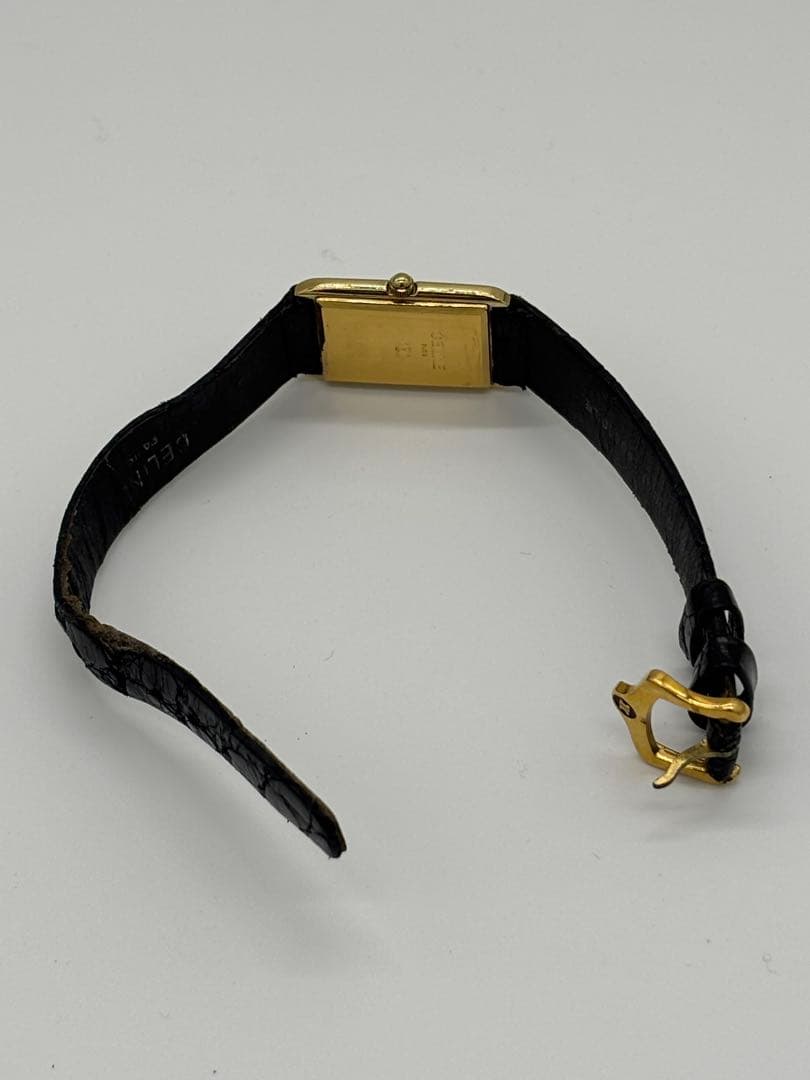 【美品】セリーヌ クォーツ【2610】純正ベルト【稼働品】レディースモデル