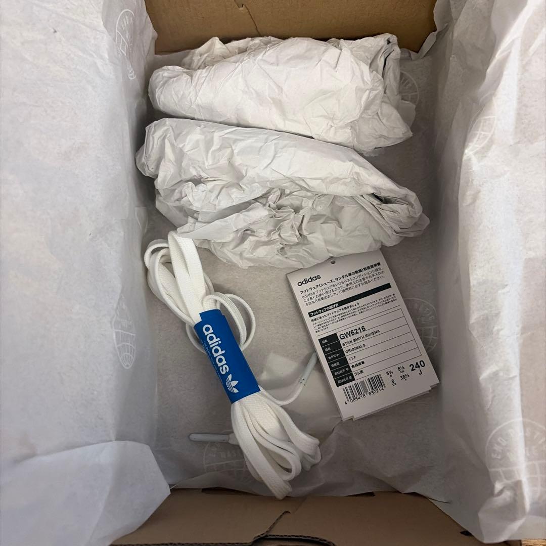 adidas Stan Smith ホワイト スニーカー　24