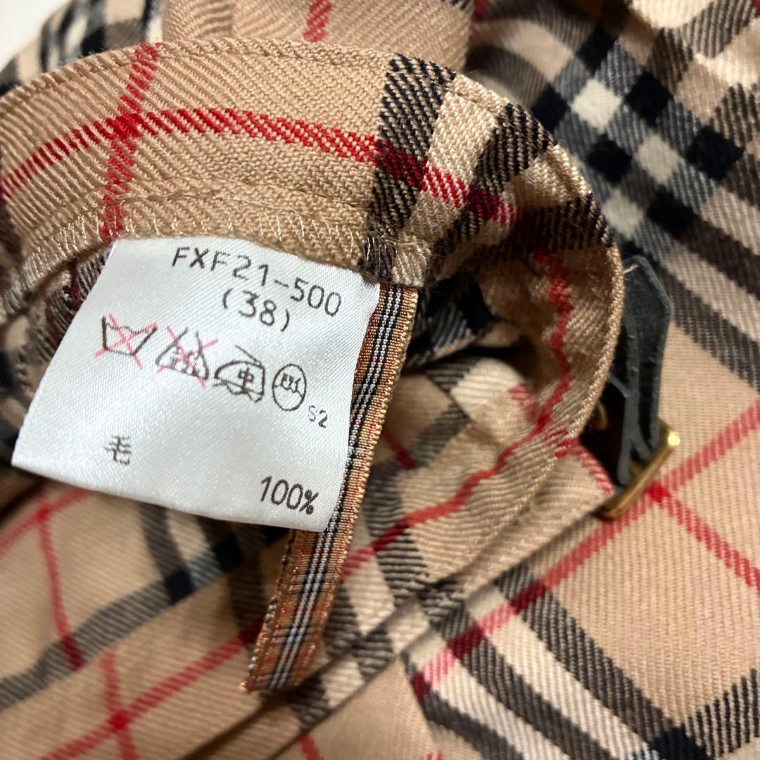 美品　BURBERRY BLUE LABEL プリーツスカート　ノバチェックM