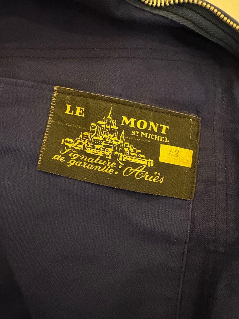【VINTAGE】LE MONT ST MICHEL BLUE moleskin