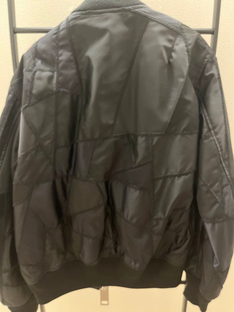 ANREALAGE ブラック MA-1 ジャケット 48