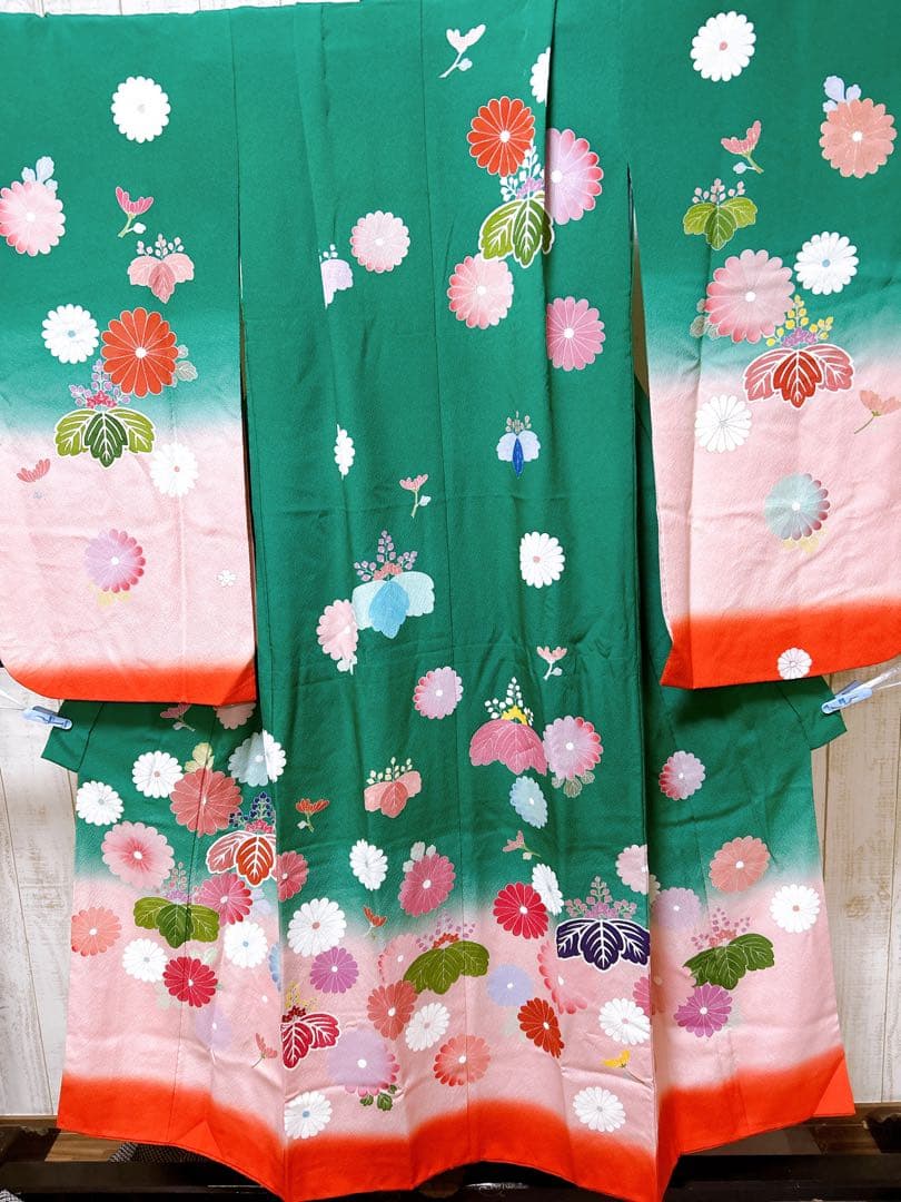 お買い得セット♡七五三　7歳　女の子　フルセット　一式　緑