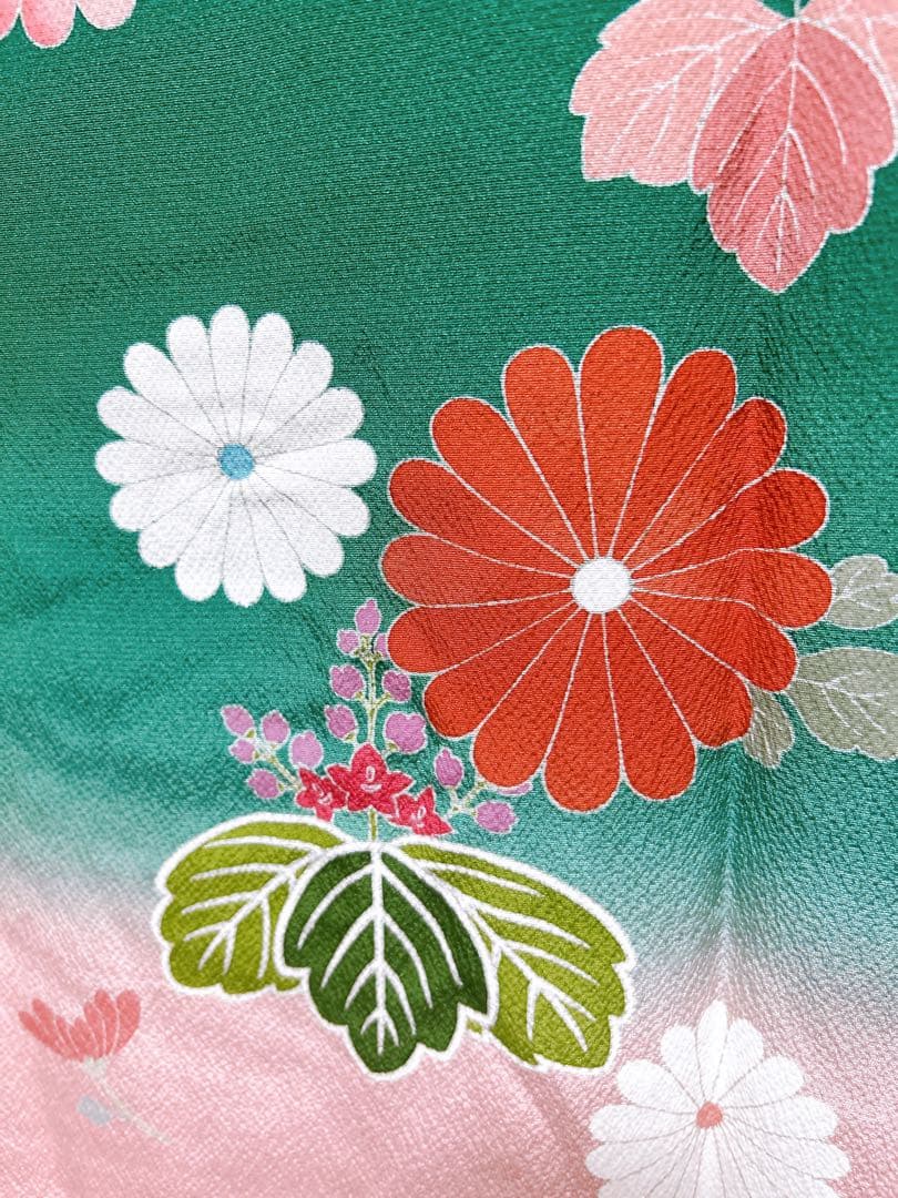 お買い得セット♡七五三　7歳　女の子　フルセット　一式　緑