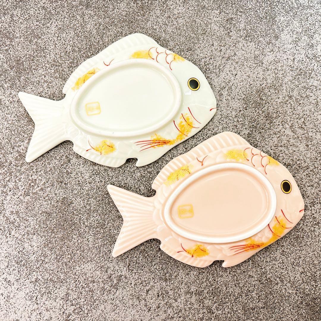 正月セールご依頼品　錦金松葉形前菜皿　亀銘々皿　鯛紅白銘々皿　6点セット