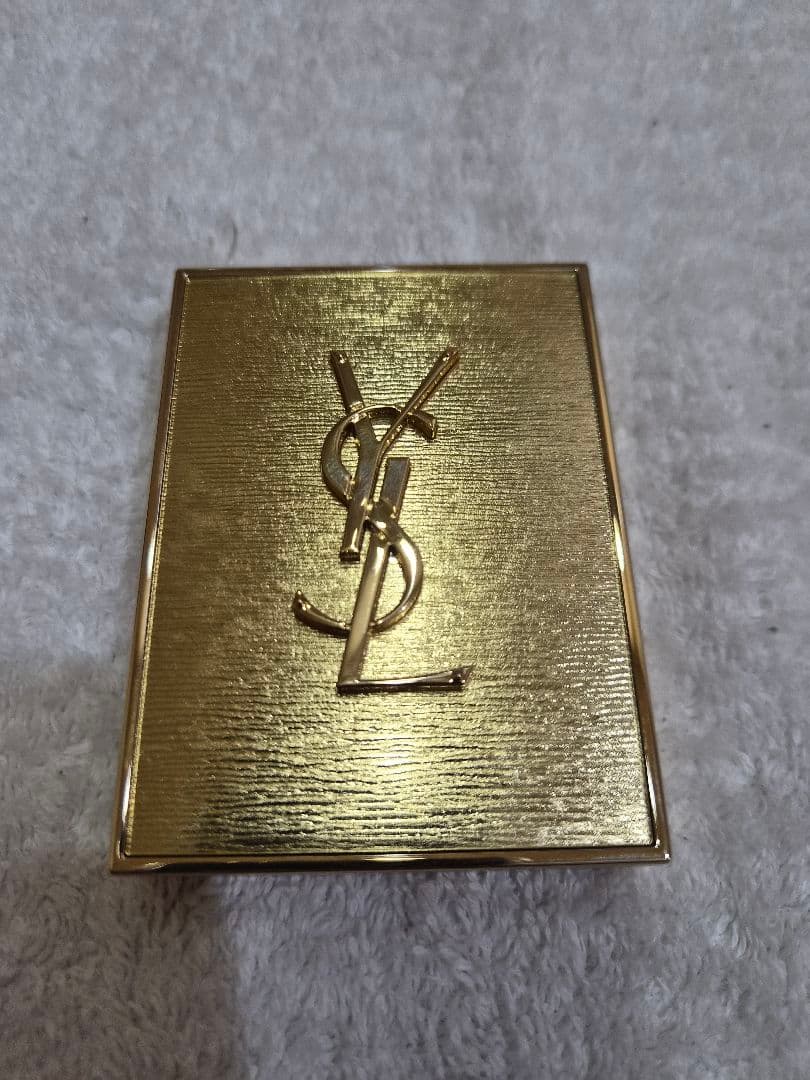 極美品★イヴ・サンローランYSL★クチュールミニクラッチ 025ゴールデンラスト