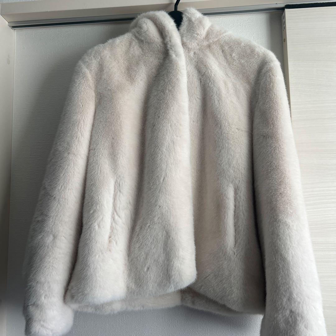 最終値下げ【新品未使用/タグ付き】CARLA / エコファーフードコート