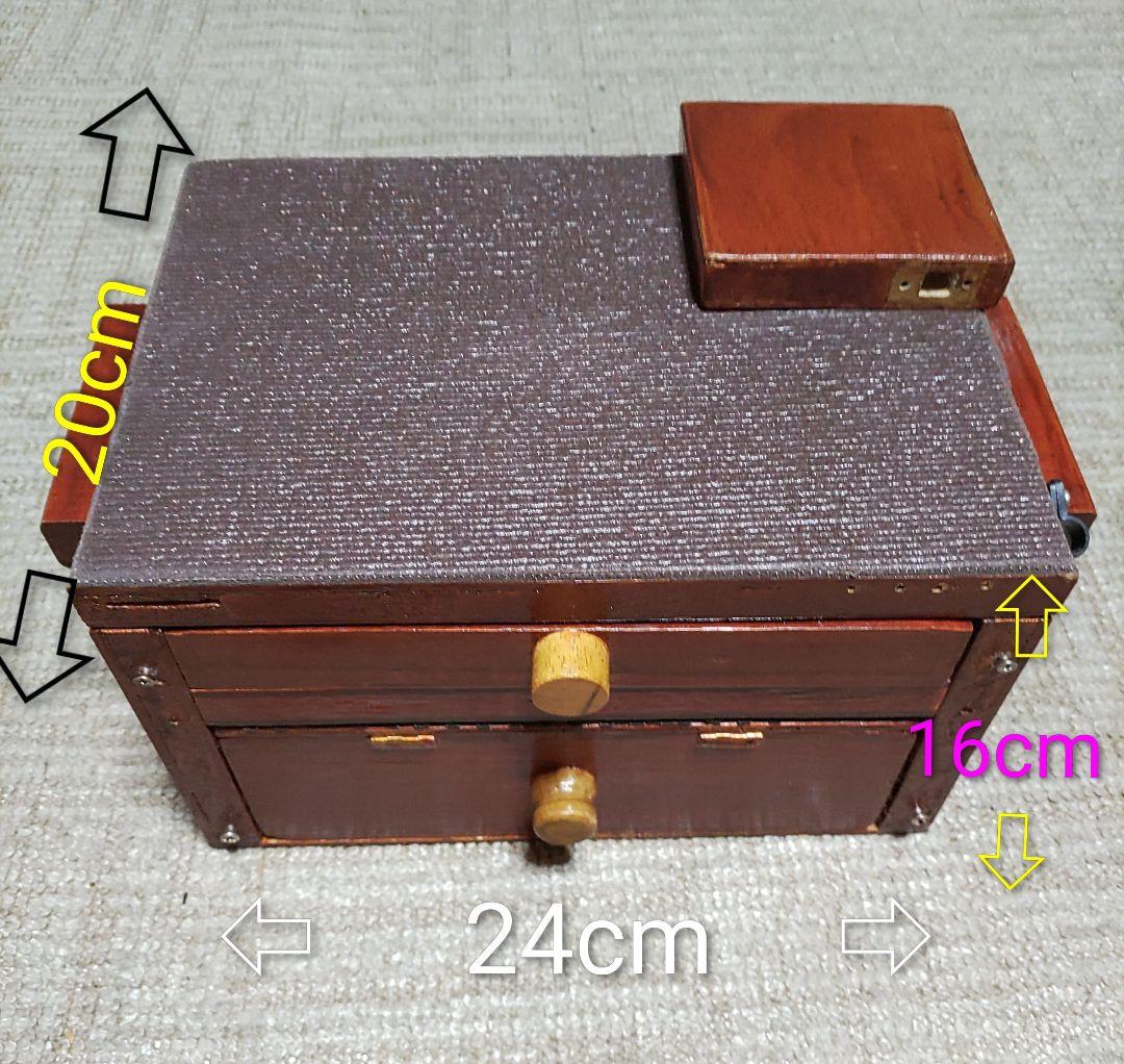 ワカサギ釣り 自作木製収納箱 穂先 レイクマスター電動リール フルセット