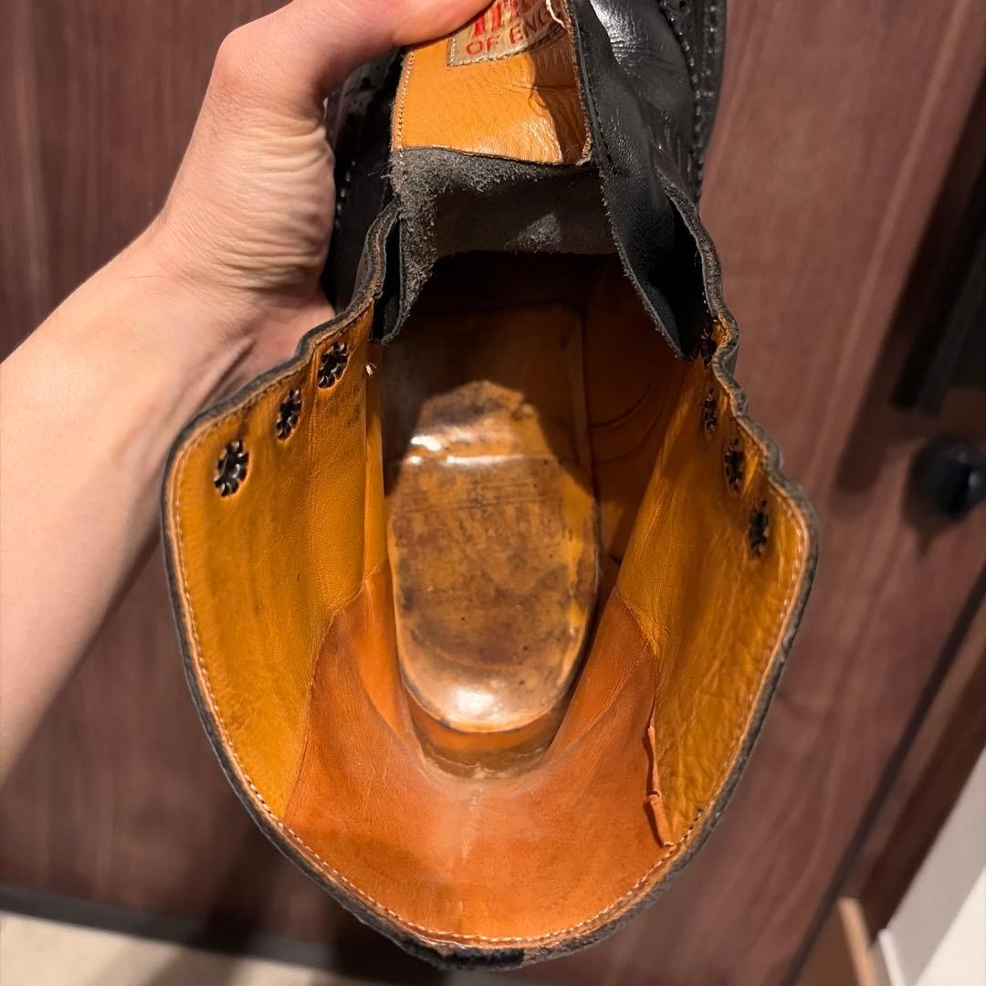 り*こ様 トリッカーズ M2508 モールトン ブラックカーフ カントリーブーツ