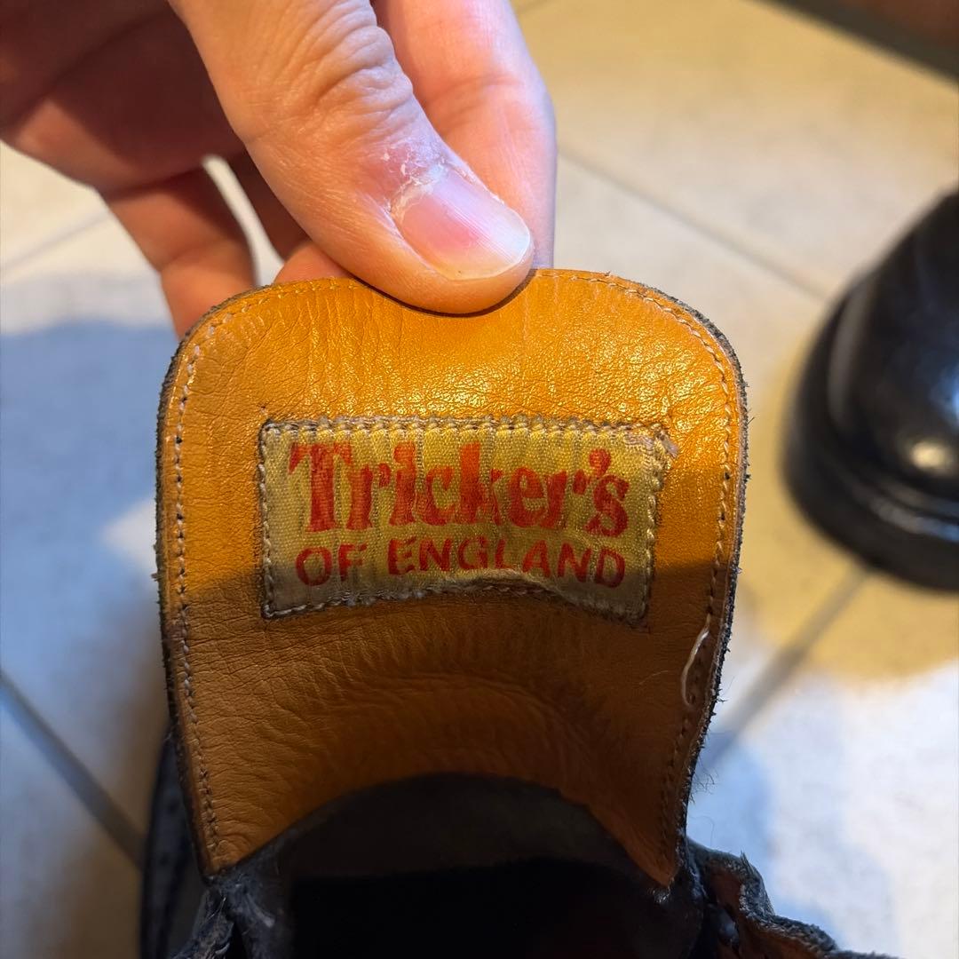 り*こ様 トリッカーズ M2508 モールトン ブラックカーフ カントリーブーツ