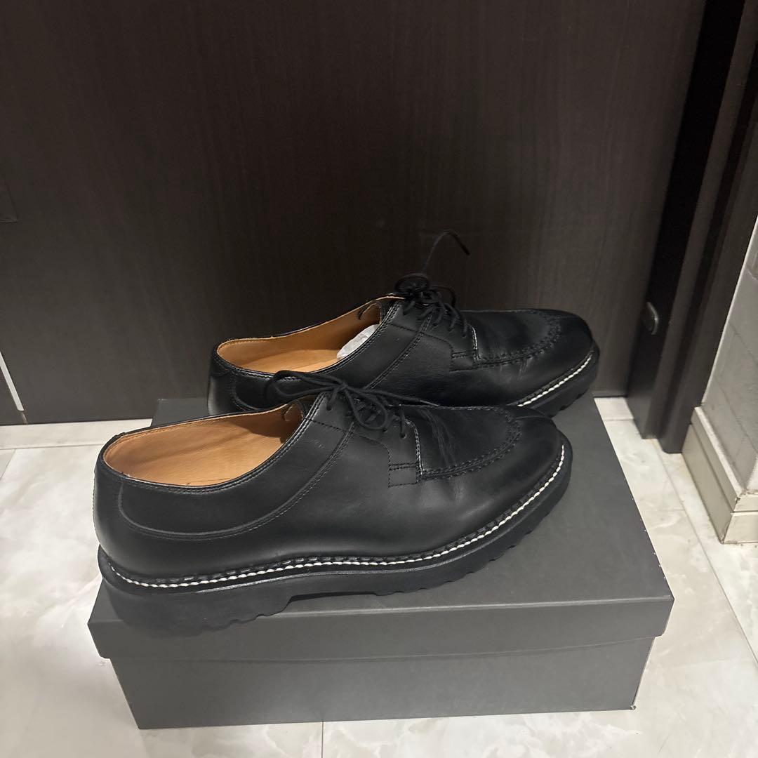 美品 エゴトリッピング DERBIMOD レザーシューズ サイズ9 ブラック