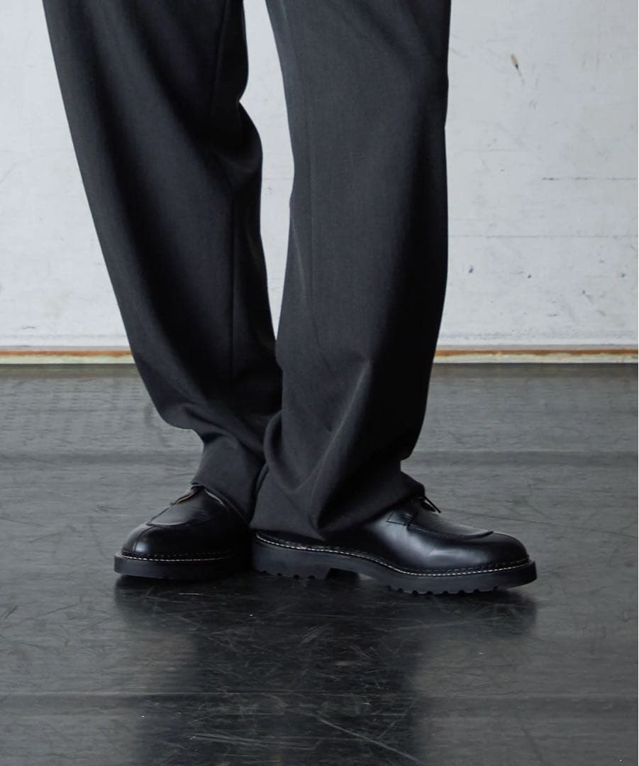 美品 エゴトリッピング DERBIMOD レザーシューズ サイズ9 ブラック