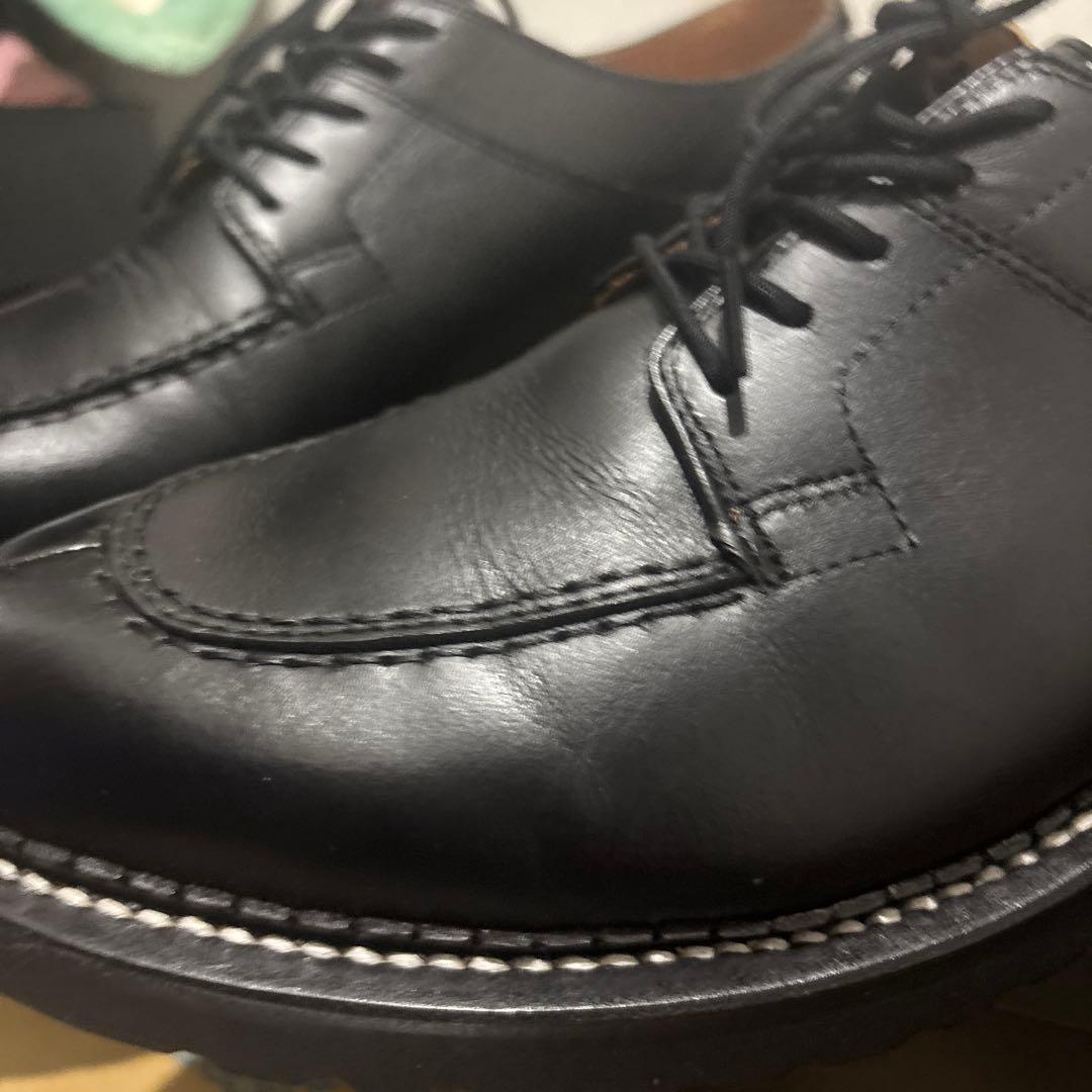 美品 エゴトリッピング DERBIMOD レザーシューズ サイズ9 ブラック