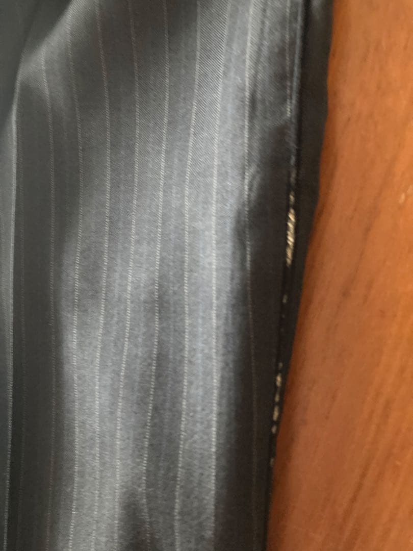 けこ【Alexander McQueen】 夏物ダークストライプ スーツ