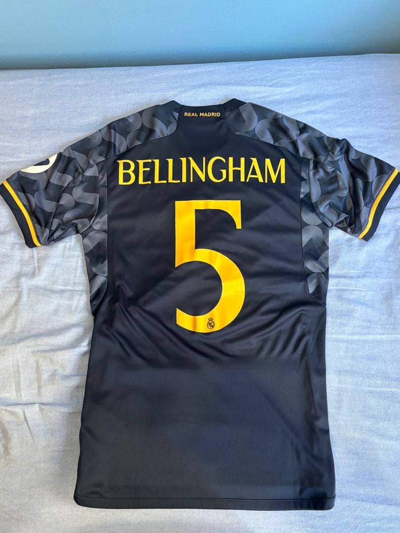 【正規品証明有】23-24レアルマドリード アウェイユニフォーム　#5べリンガム