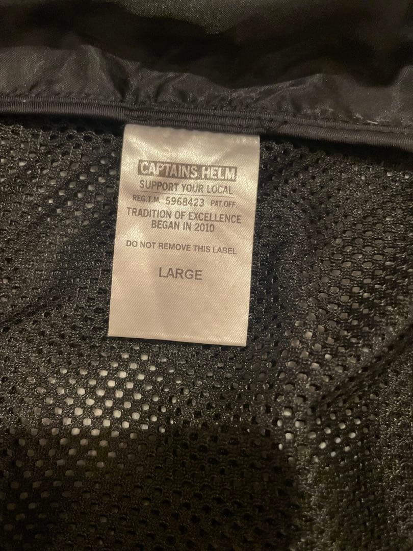 CAPTAIN'S HELM フィッシングベスト メッシュ ブラック Lサイズ