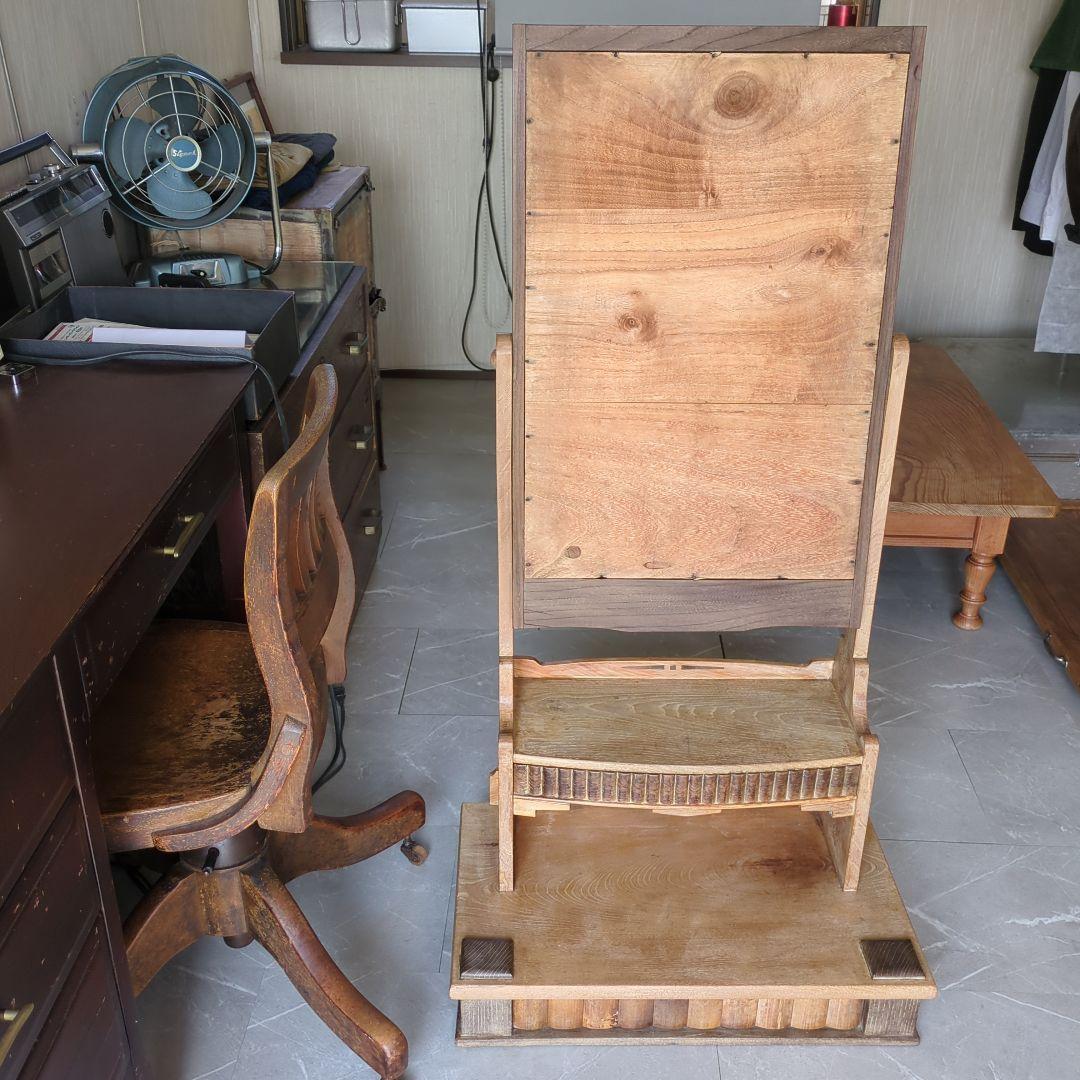 ブロカント古道具大正時代アンティークドレッサー　鏡台　姿見