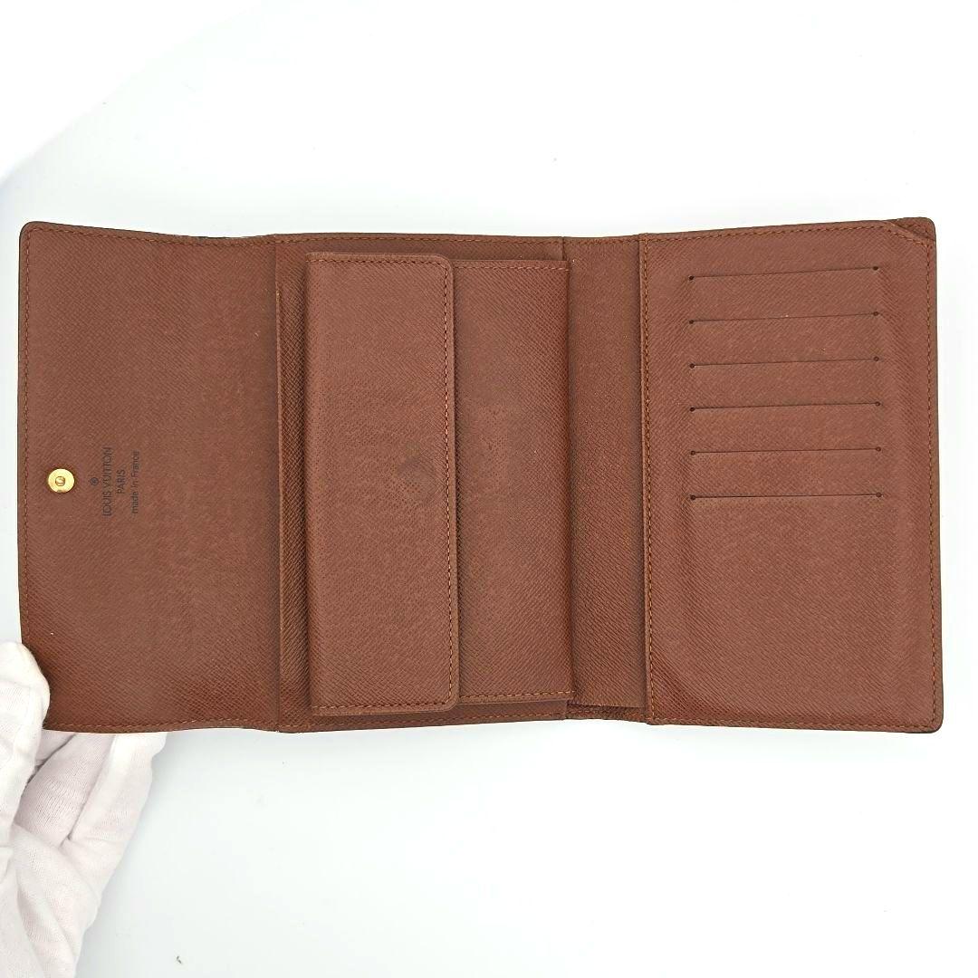 ルイヴィトン ポルトトレゾール エテュイパピエ モノグラム 三つ折り財布