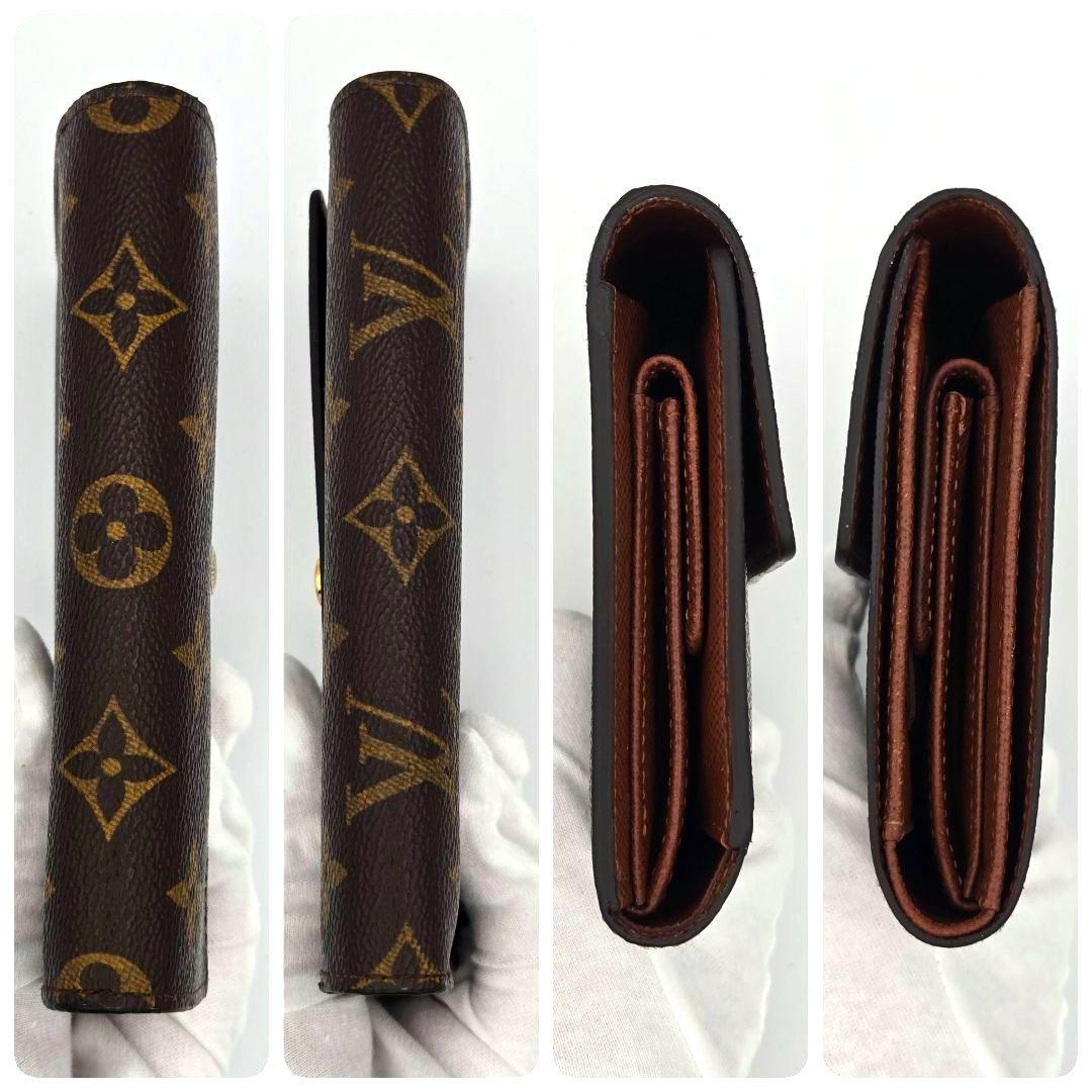 ルイヴィトン ポルトトレゾール エテュイパピエ モノグラム 三つ折り財布