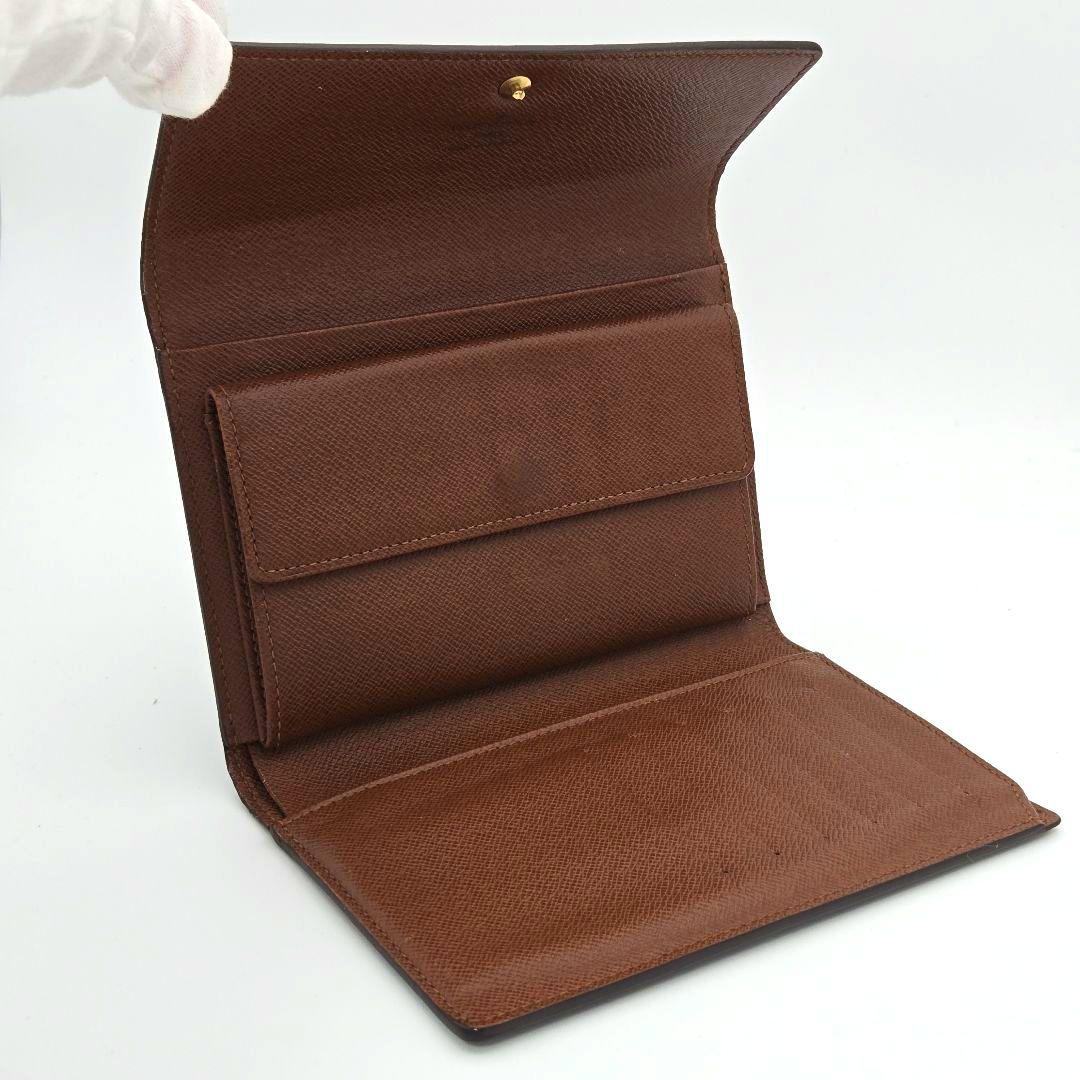 ルイヴィトン ポルトトレゾール エテュイパピエ モノグラム 三つ折り財布