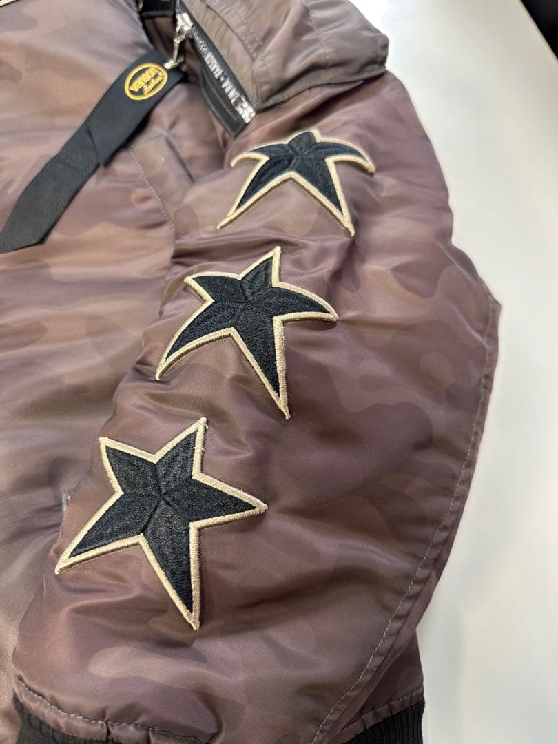 VANSON バンソン/MA-1/ミリタリーブルゾン/バイクウェア/M