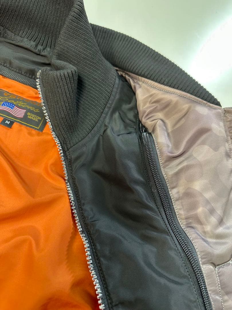 VANSON バンソン/MA-1/ミリタリーブルゾン/バイクウェア/M