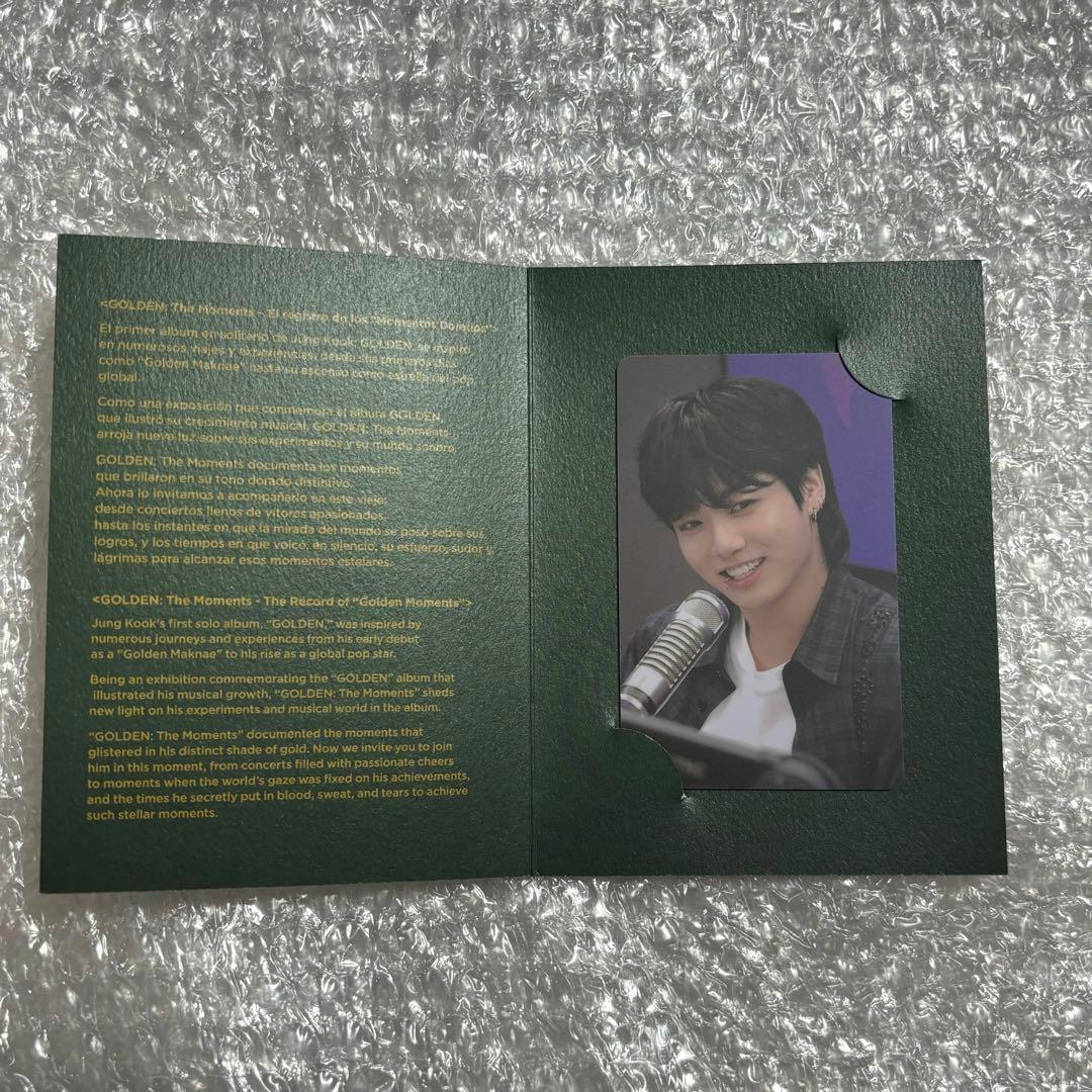 BTS ジョングク 展示会 GOLDEN トレカ チリ 2