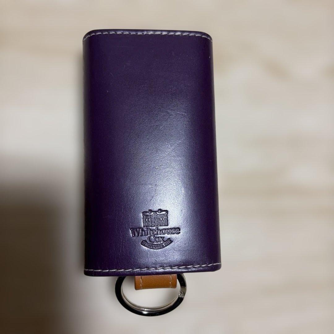 ねぢまきどり さん専用　Whitehouse Cox 紫色 三つ折り財布