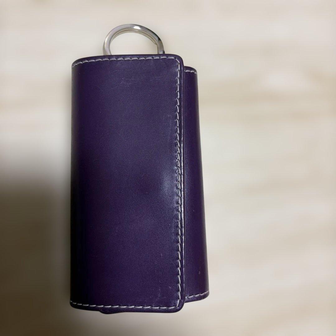 ねぢまきどり さん専用　Whitehouse Cox 紫色 三つ折り財布