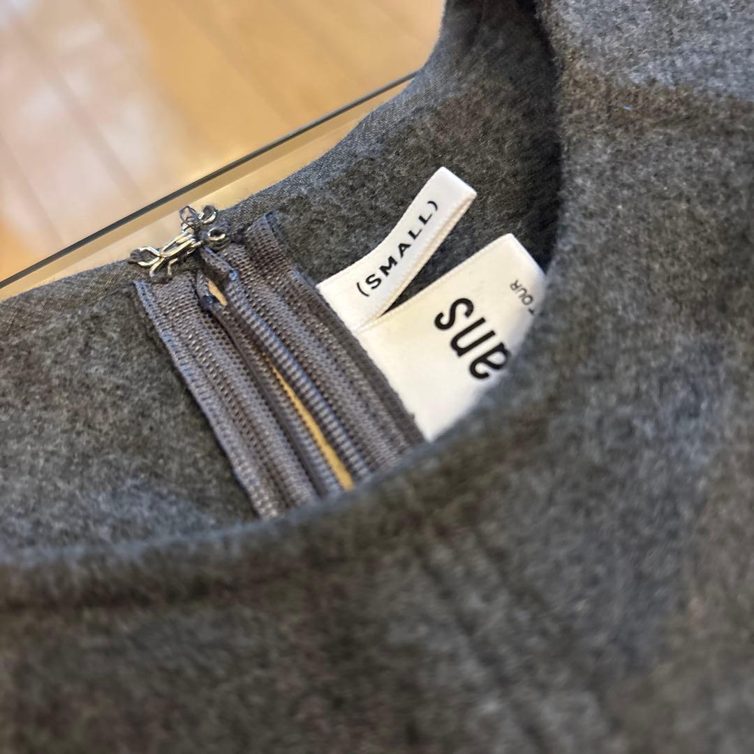 23AW/warm overalls/オーバーオール　グレーS