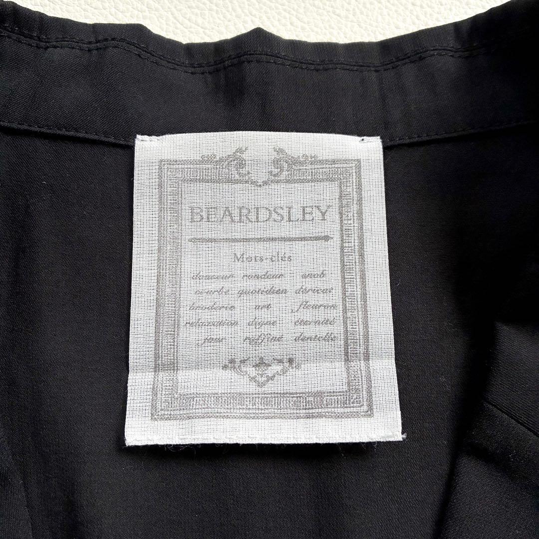 ◆未使用級◆ビアズリー◆2.6万◆シアードルマンジャケット◆黒◆大きいサイズ感◆