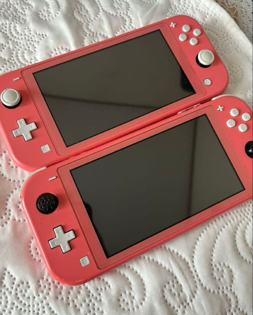 ◆ジャンク品 Nintendo Switch Lite ピンク 本体2台