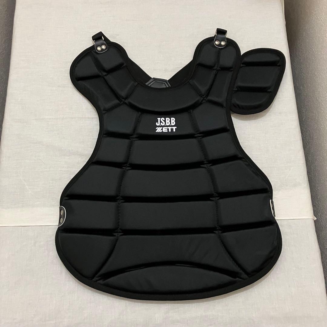 美品 ZETT JSBB 軟式用 キャッチャー 防具 セット ブラック　黒　くろ