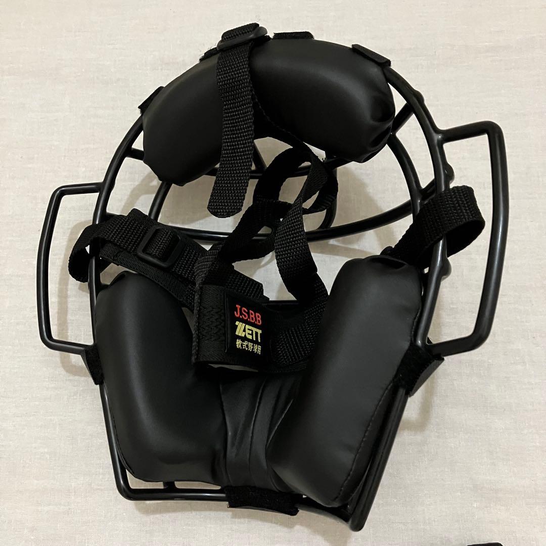 美品 ZETT JSBB 軟式用 キャッチャー 防具 セット ブラック　黒　くろ