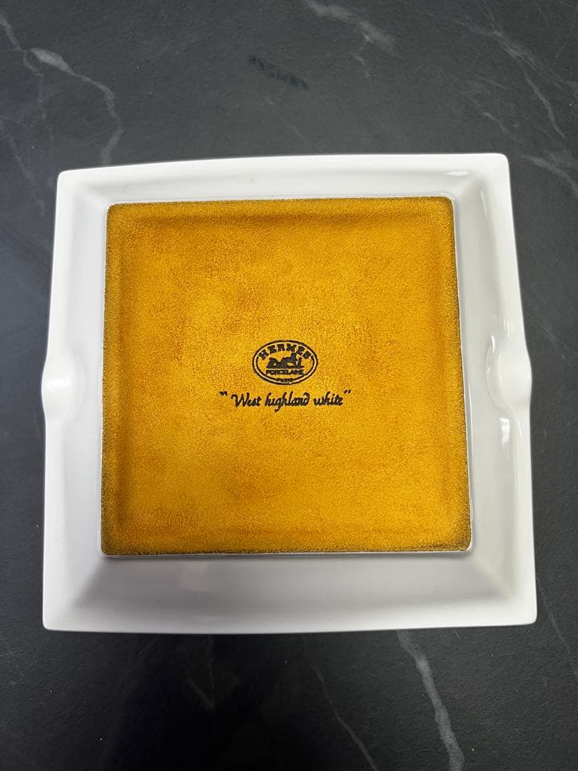 Hermès ウエストハイランドホワイトテリア　灰皿