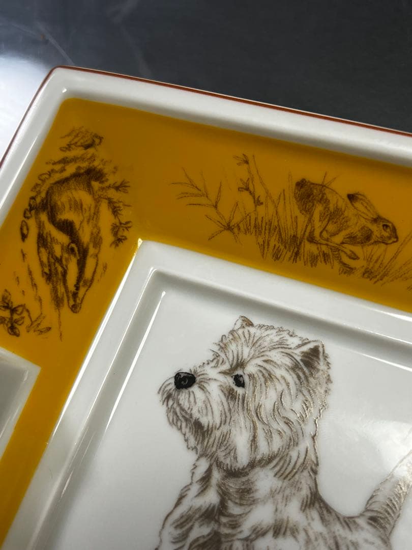 Hermès ウエストハイランドホワイトテリア　灰皿