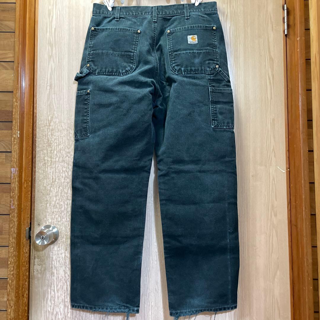 Carhartt ダブルニー ワークパンツ USA製 34×30 フェード