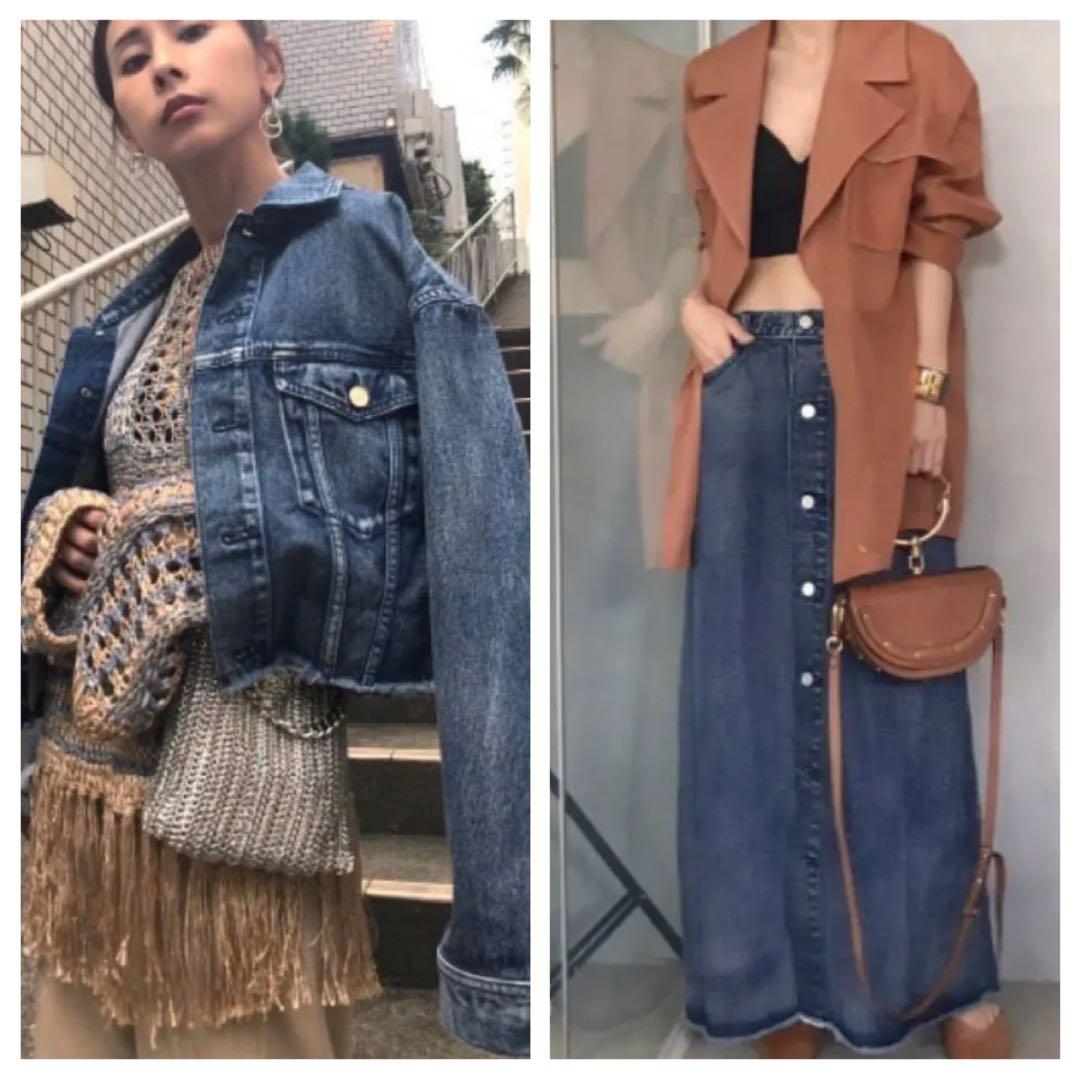 【極美品✨】AMERI 21SS 4WAY DENIM DRESS COAT