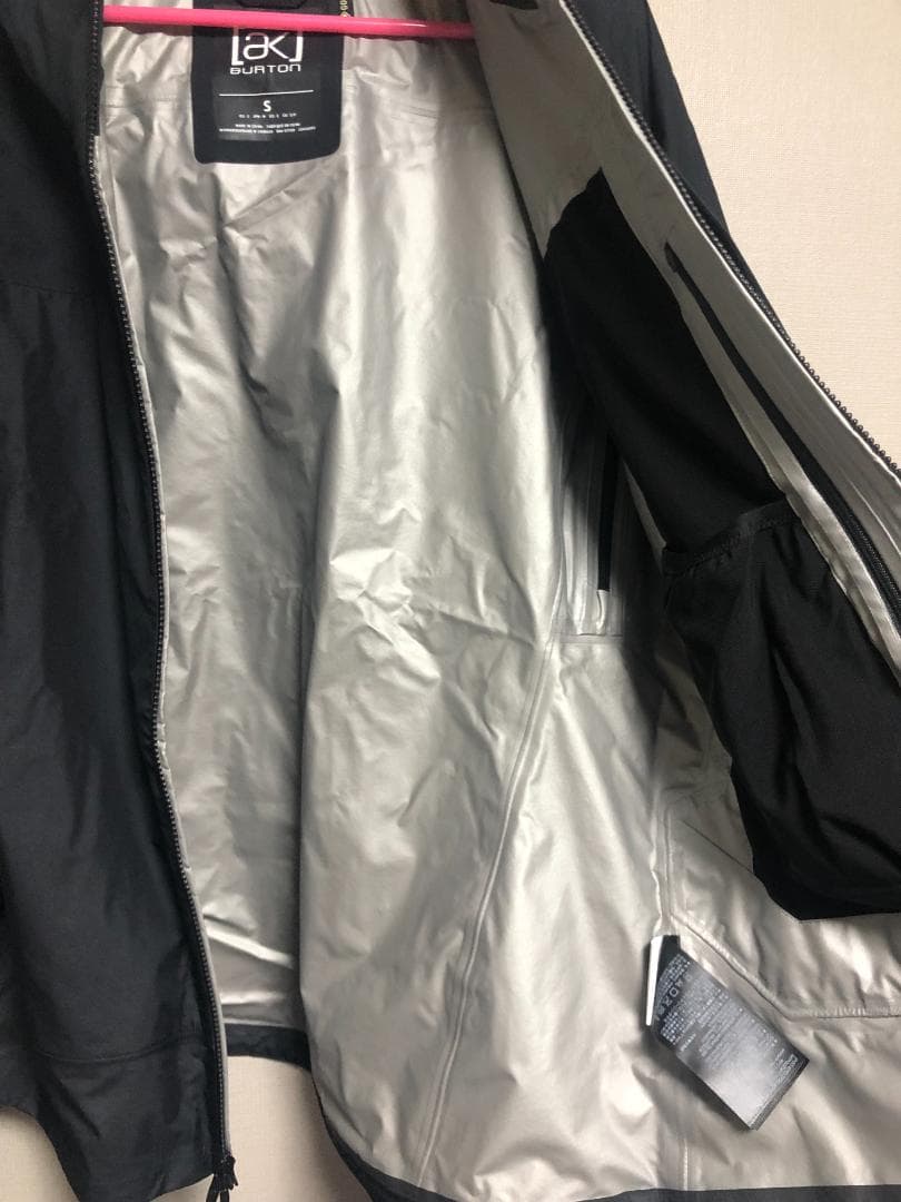 未使用 AK サージェンス ゴアテックス シェル ジャケット 黒 S バートン