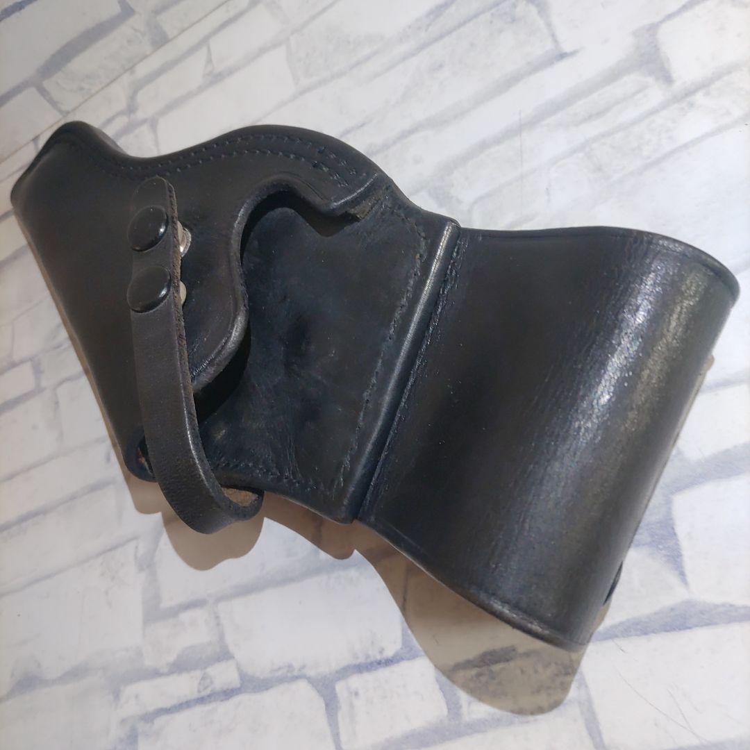 あびる レザー 黒色 ホルスター