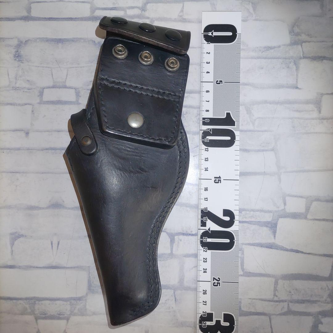 あびる レザー 黒色 ホルスター