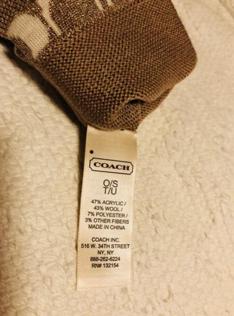 コーチ☆COACH☆キラキラ☆手袋☆ブランド手袋☆新品未使用